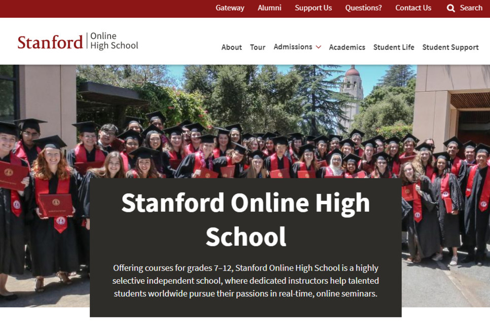 미국 온라인 스쿨 1.Stanford University Online High School