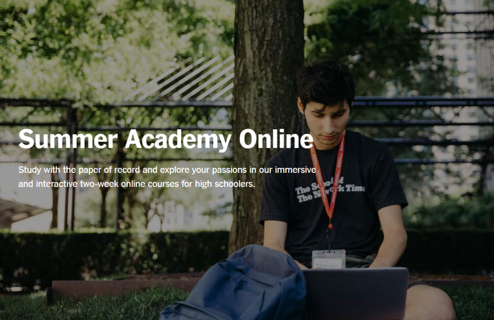 뉴욕타임즈 온라인 수업 The School of The New York Times